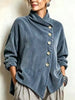 JACKE MIT STEHKRAGEN IN MARINEBLAU