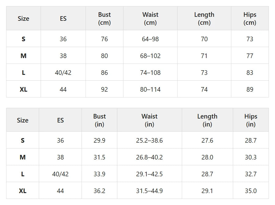 Size chart for black lace v-neck cap sleeve bodysuit