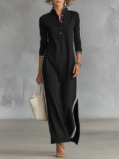 White sweatshirt maxi dress colour option