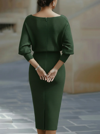Draped neckline detail