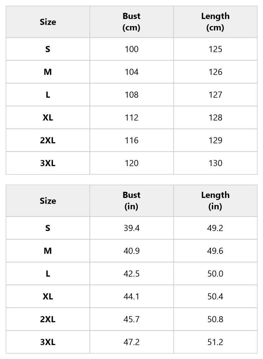 Size chart for the gray shimmer knit lace hem midi dress
